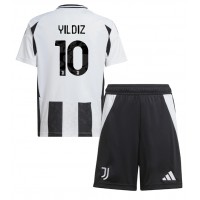 Juventus Kenan Yildiz #10 Replica Home Minikit 2024-25 Short Sleeve (+ pants)